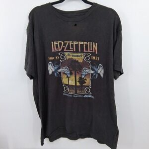 Vintage 90's Led Zeppelin shirt Inglewood CA Distressed Faded XL Cut tag